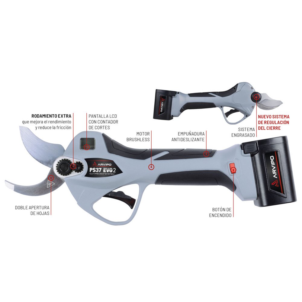 Arvipo PS37 Evo2 Caracteristicas