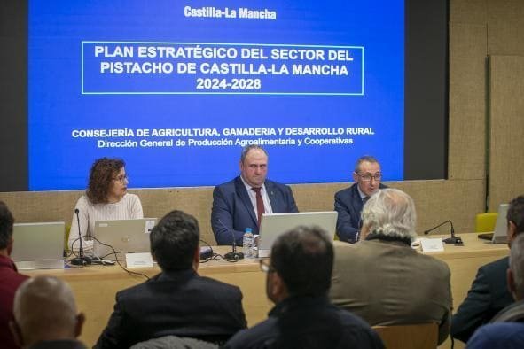 CLM presenta su plan estratégico para el pistacho 2024-2028