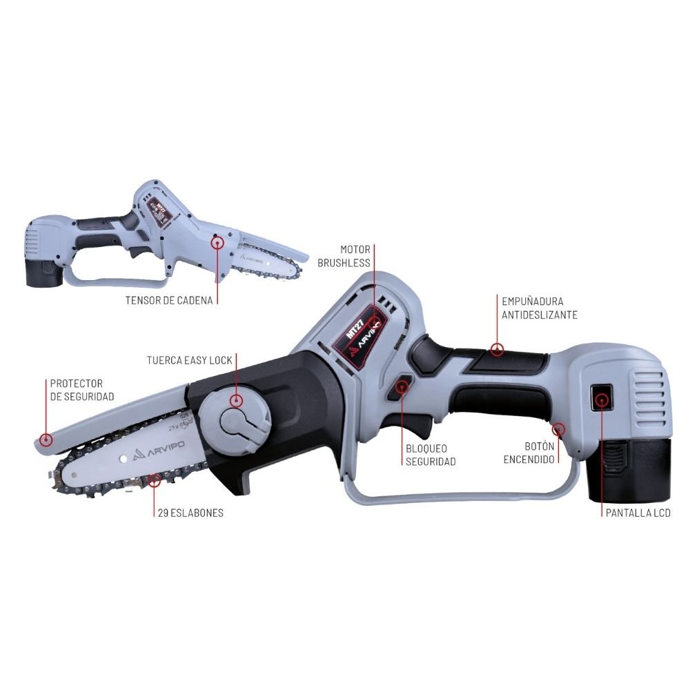 Podadora eléctrica arvipo MT27 (1)
