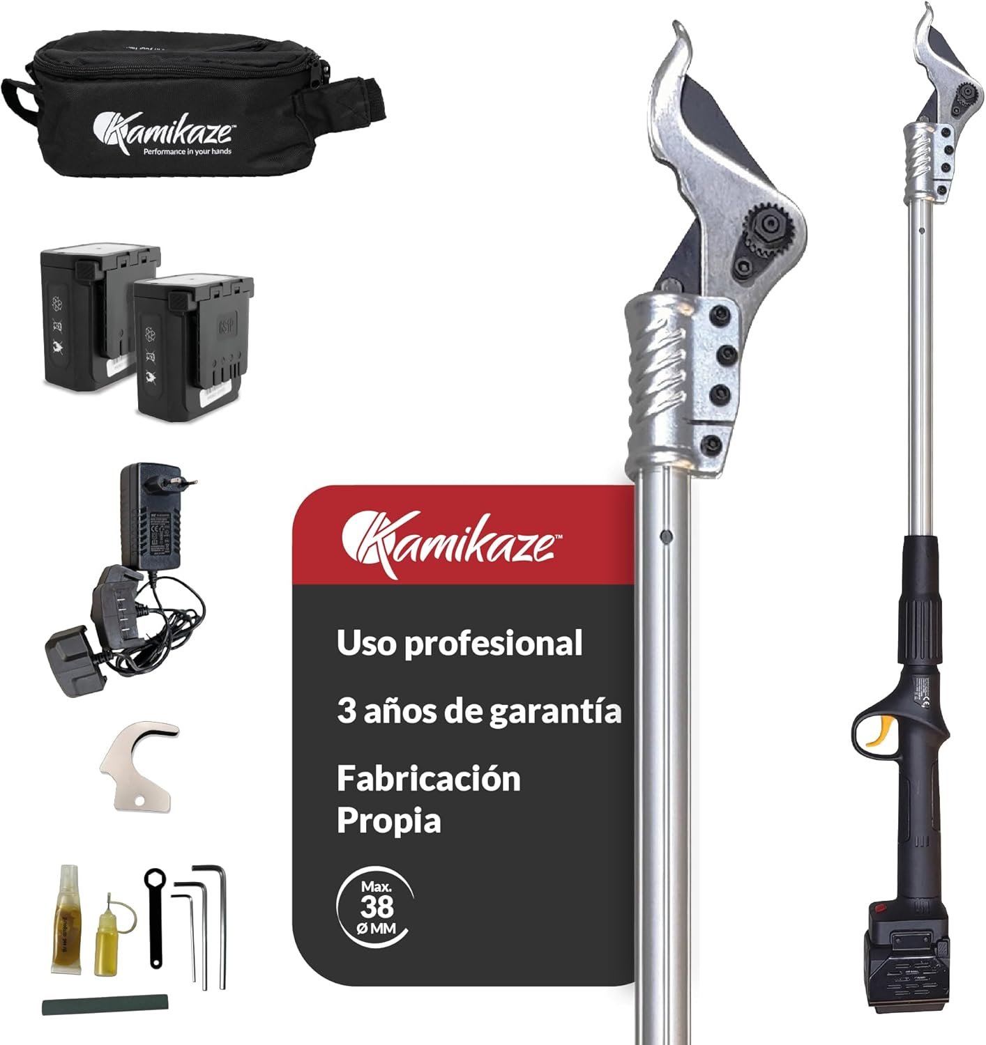 Tijeras de poda eléctrica de Altura Kamikaze KV105